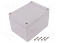 HAMMOND HM-1555G2GY Yleiskotelo 90x120x80mm