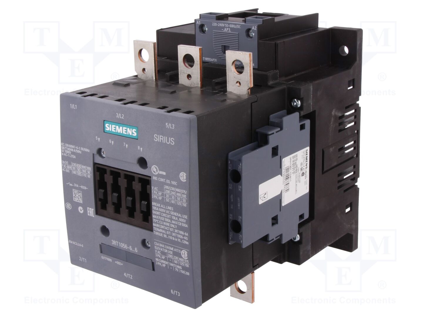 SIEMENS 3RT1056-6AP36 Kontaktori 230VAC