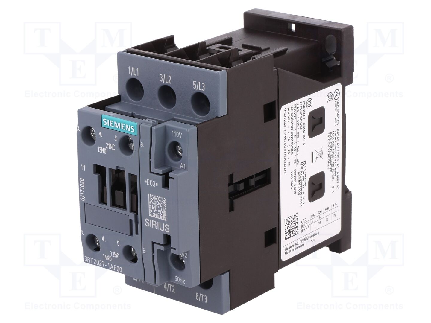 SIEMENS 3RT2027-1AF00 Kontaktori 32A