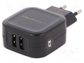 QOLTEC ZSI-50185 Kytketty verkkolaite 5VDC 2.4A 12W USB