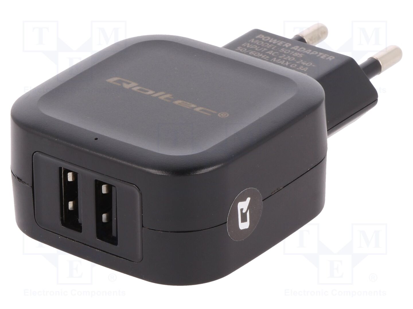 QOLTEC ZSI-50185 Kytketty verkkolaite 5VDC 2.4A 12W USB