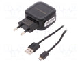 QOLTEC 50187 Plug-in Power Supply 5VDC 3.4A 17W USB
