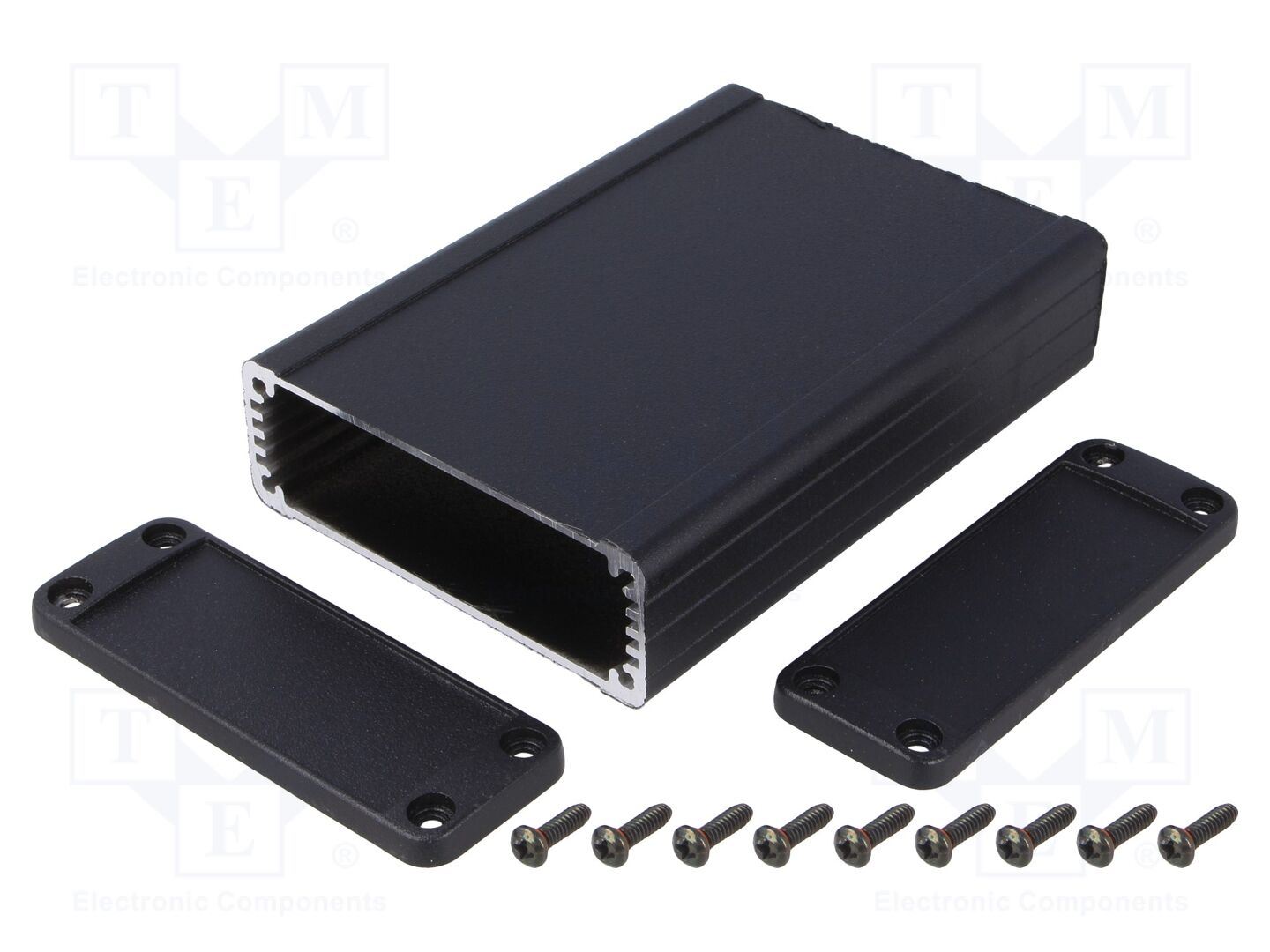 HAMMOND 1457J1201EBK Kotelo suojattu 84x120x28mm