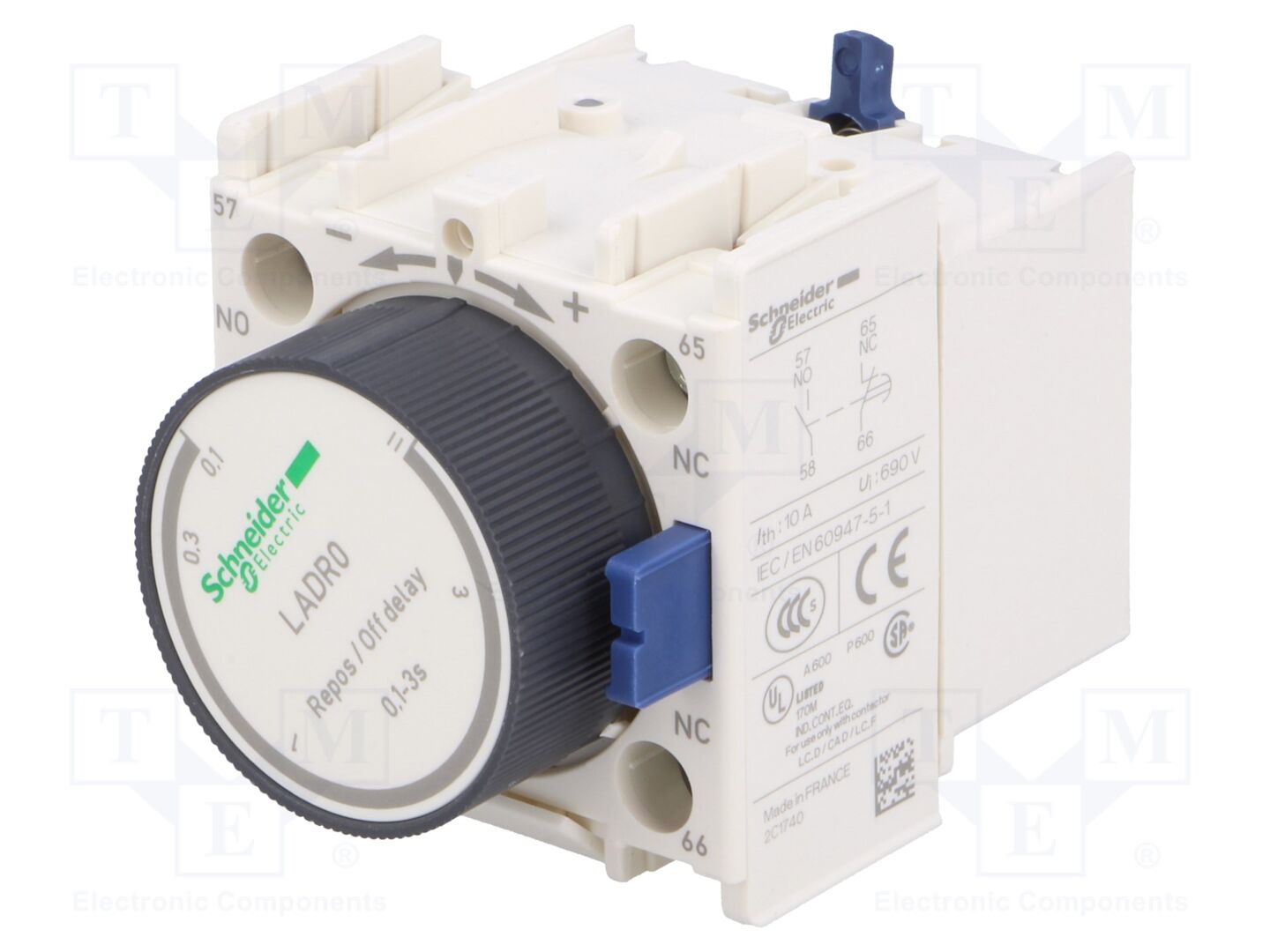SCHNEIDER ELECTRIC LADR0 Aikaviivekosketin NC + NO