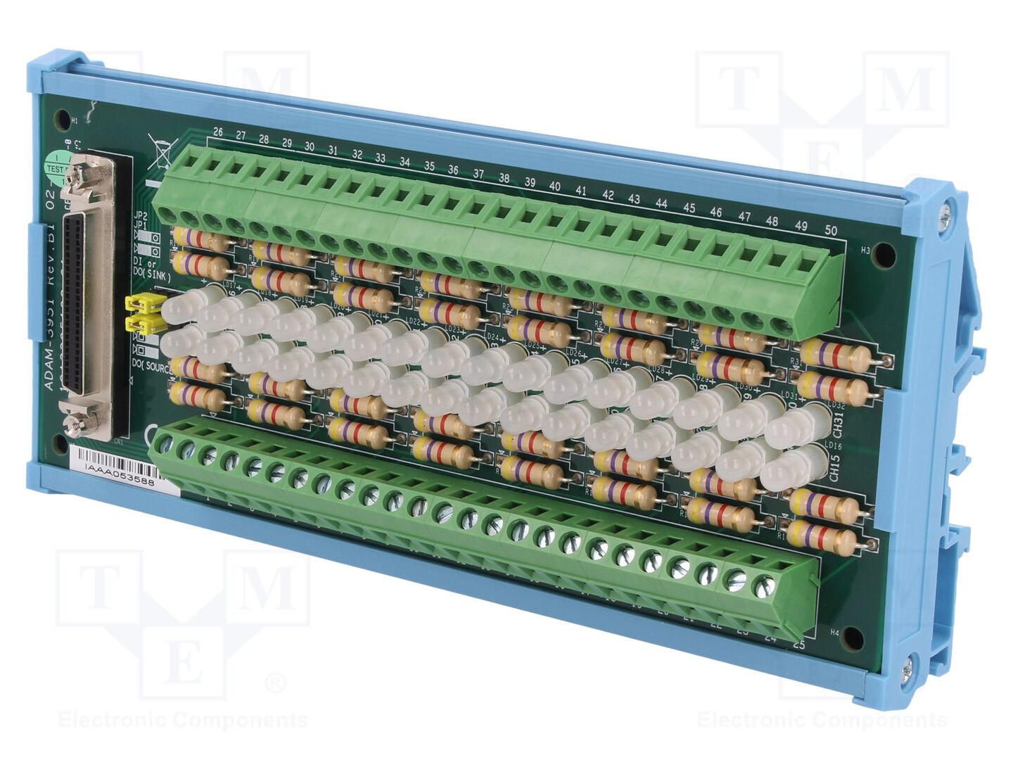 ADVANTECH ADAM-3951-BE Automaatiomoduuli DIN-kisko 304,5g