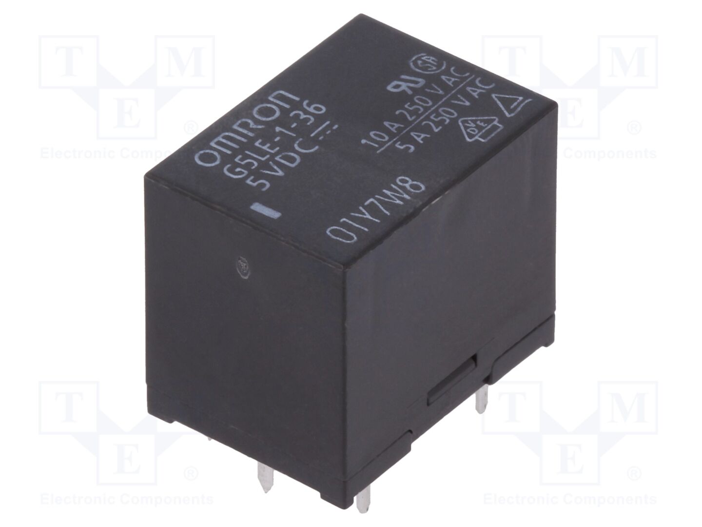 OMRON Electronic Components G5LE-1-36-5 Sähkömagneettinen rele 5VDC (50 kpl erä)