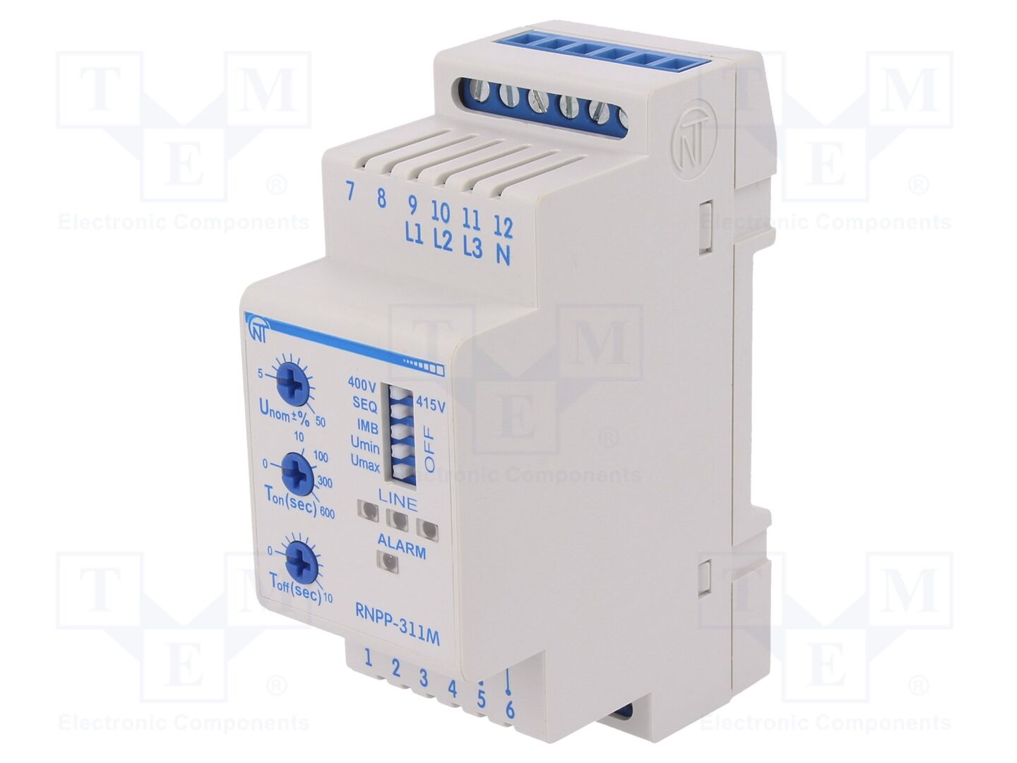 NOVATEK ELECTRO RNPP-311M Jännitteenvalvontarele DIN-kisko