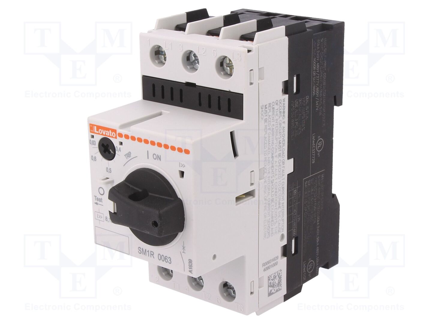 LOVATO ELECTRIC SM1R0063 Moottorinsuojakatkaisija 0.4÷0.63A