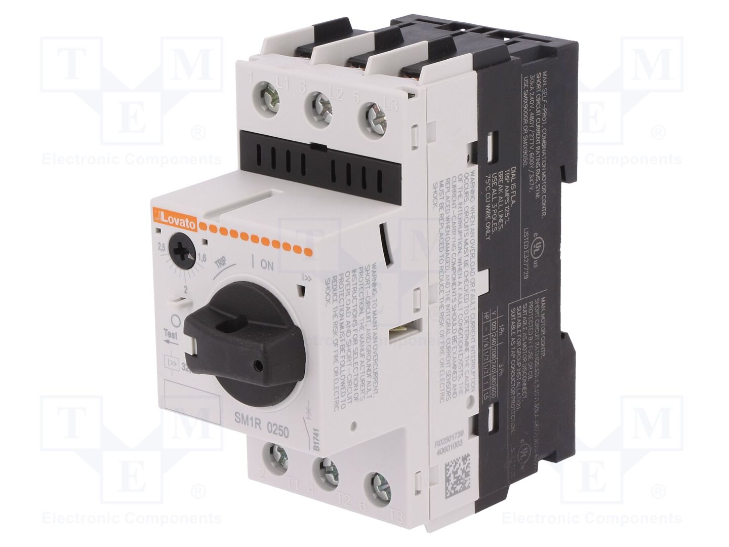 LOVATO ELECTRIC SM1R0250 Moottorisuojakytkin 1.6-2.5A