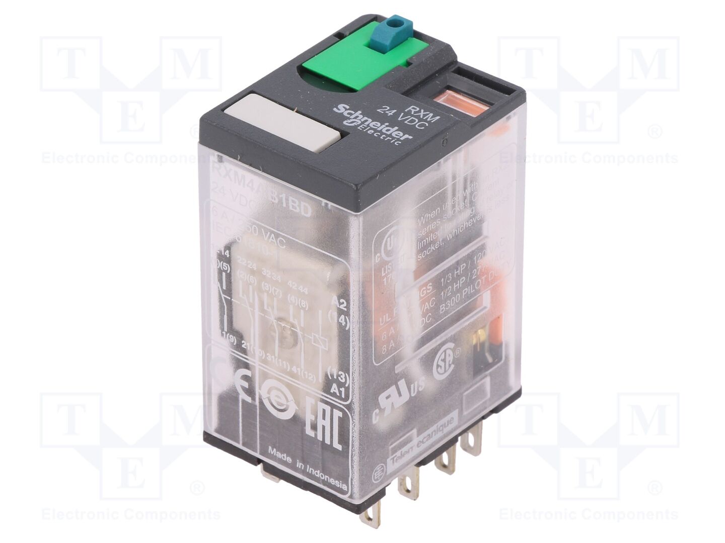 SCHNEIDER ELECTRIC RXM4AB1BD Sähkömagneettinen rele 24VDC