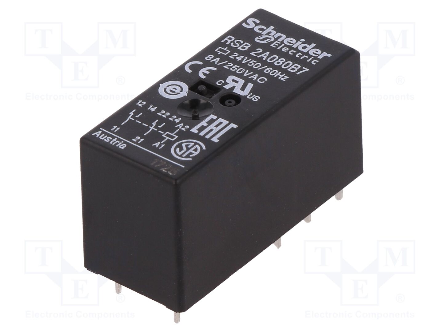 SCHNEIDER ELECTRIC RSB2A080B7 Sähkömagneettinen rele 24VAC