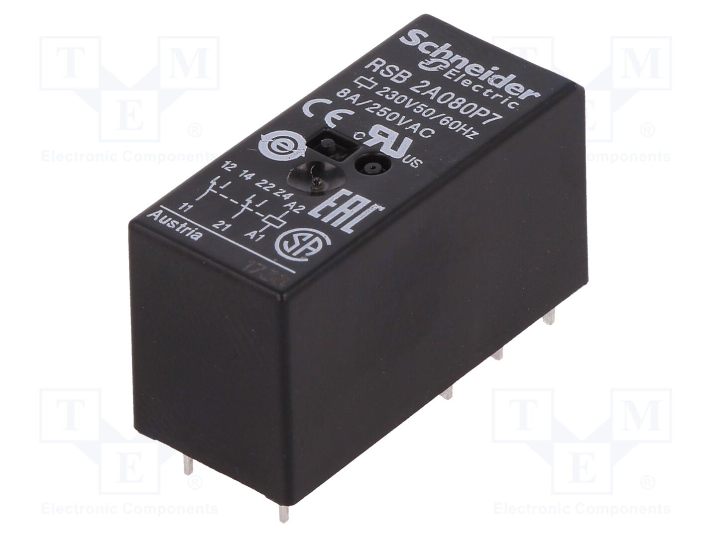 SCHNEIDER ELECTRIC RSB2A080P7 Miniatyyrisähkömagneettirele 230VAC