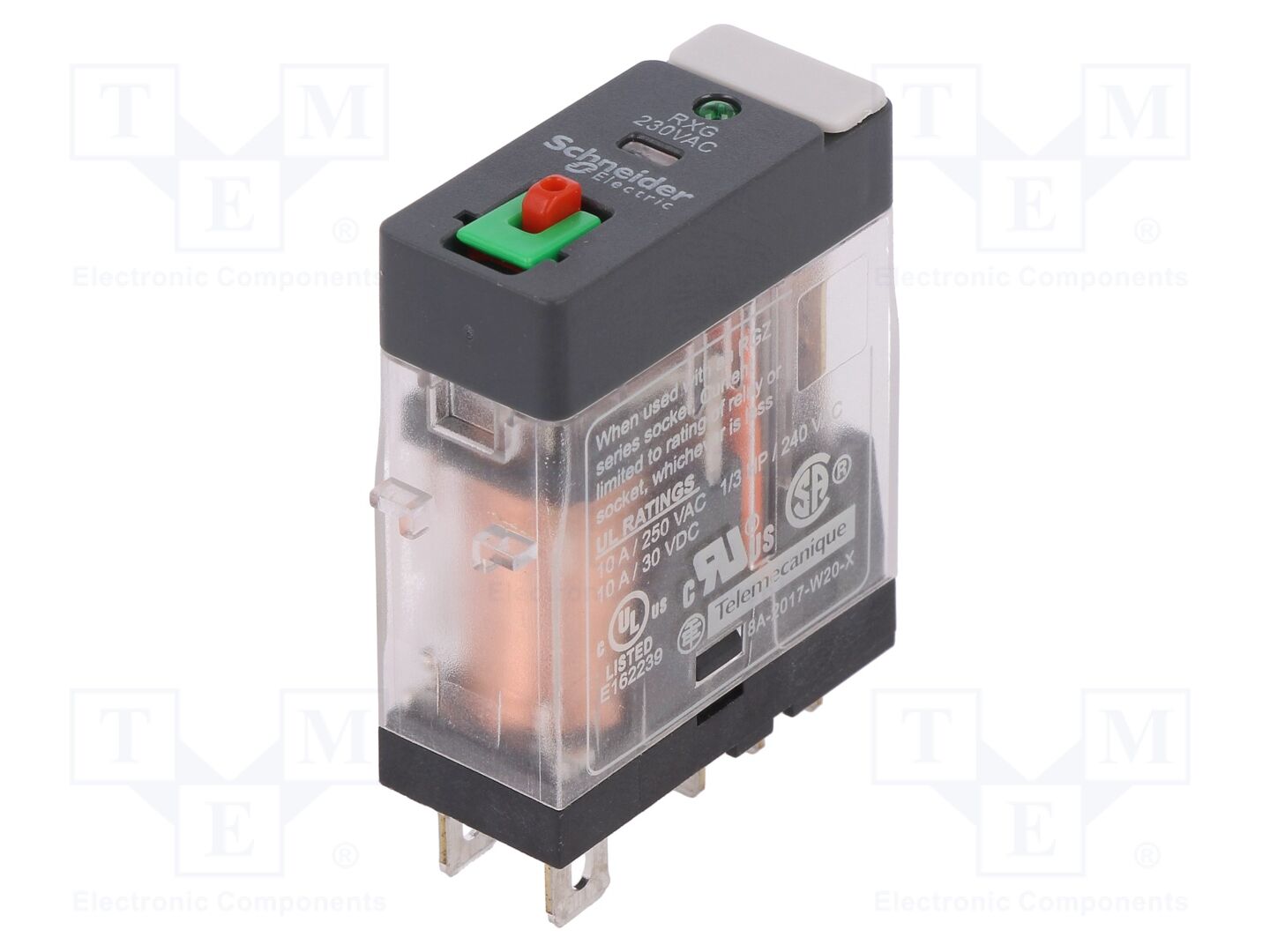 SCHNEIDER ELECTRIC RXG12P7 Sähkömagneettinen rele 230VAC