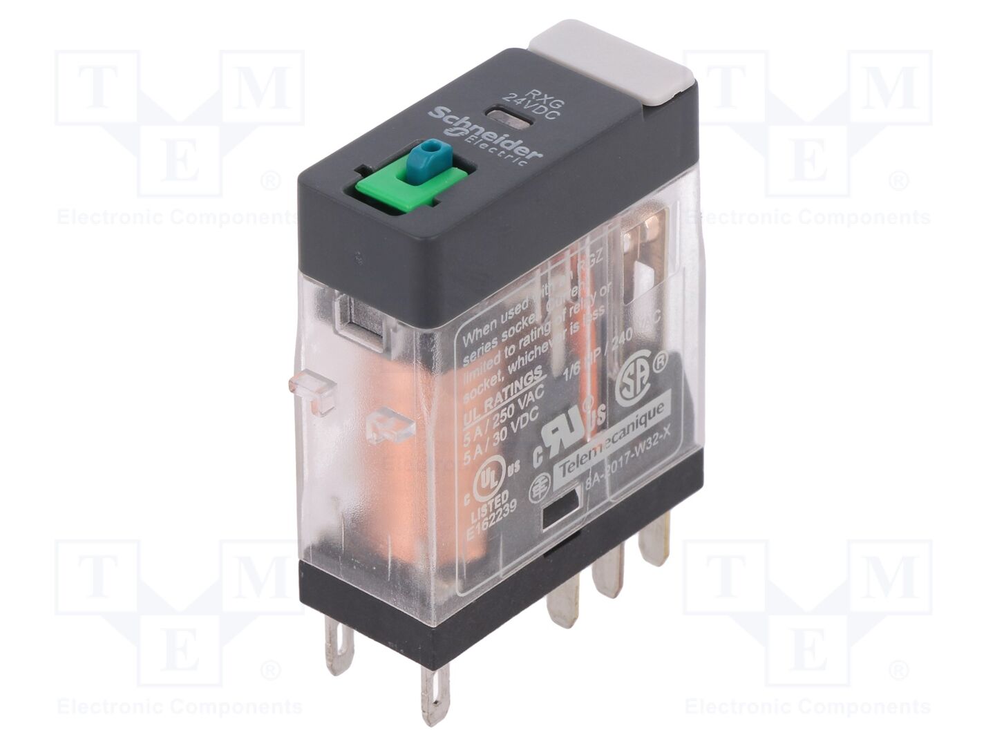 SCHNEIDER ELECTRIC RXG21BD Sähkömagneettinen rele 24VDC
