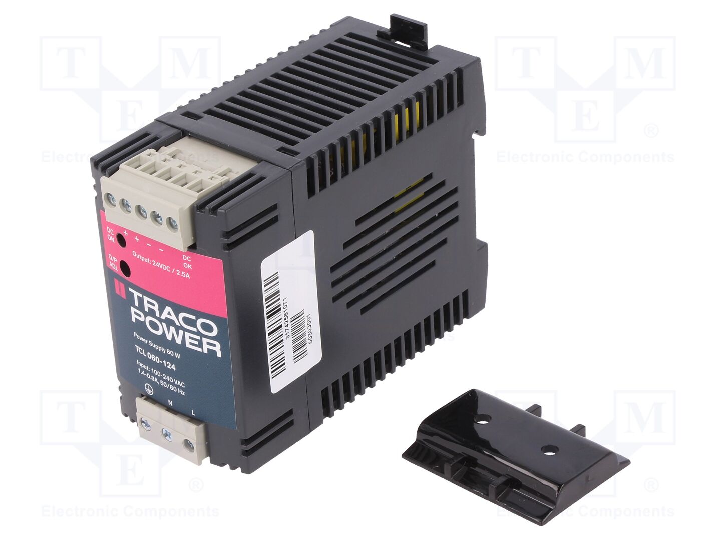 TRACO POWER TCL060-124 DIN-kiskoon asennettava kytkentäsähkönsyöttö 60W 24VDC