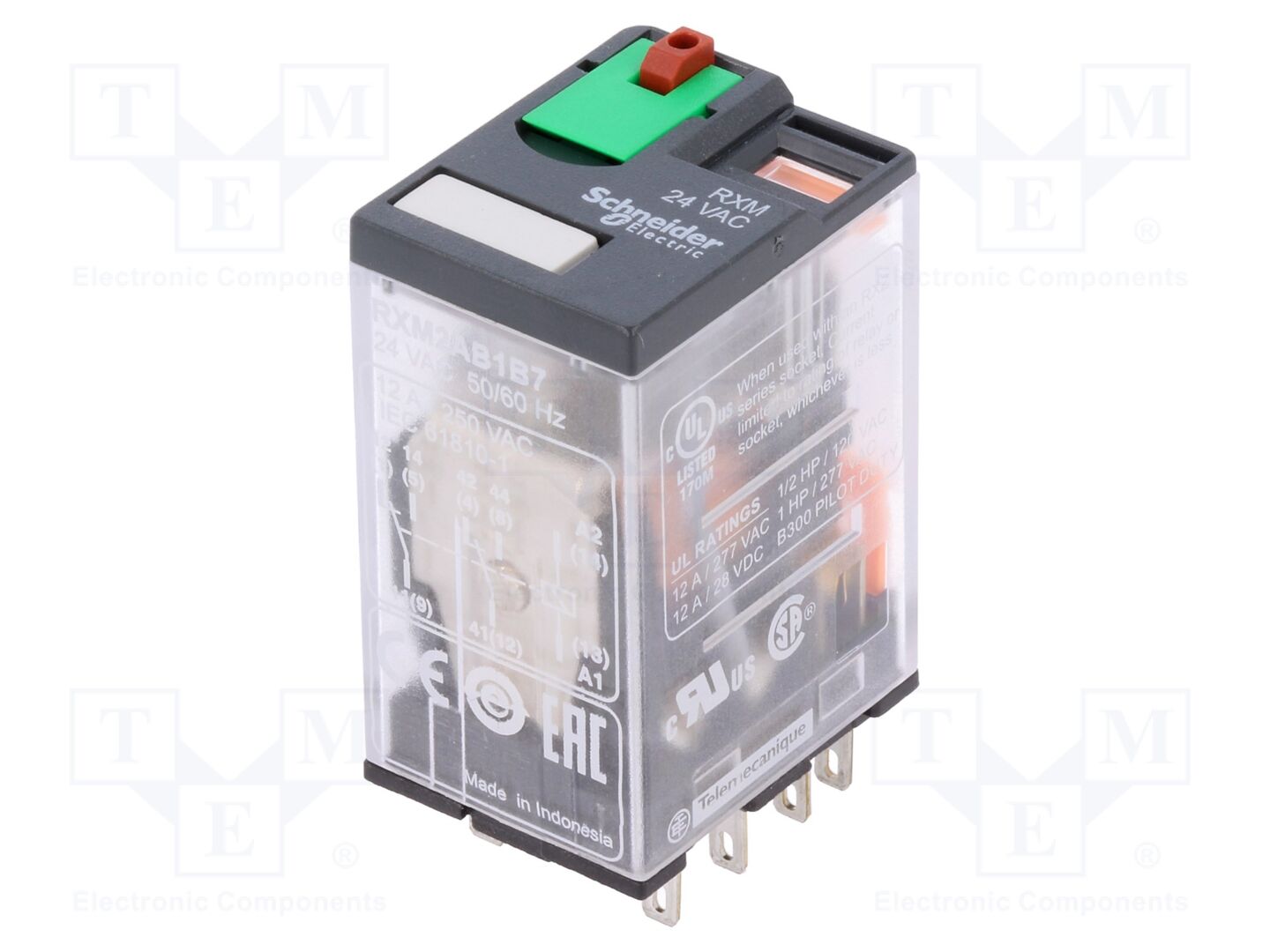 SCHNEIDER ELECTRIC RXM2AB1B7 Sähkömagneettinen rele 24VAC