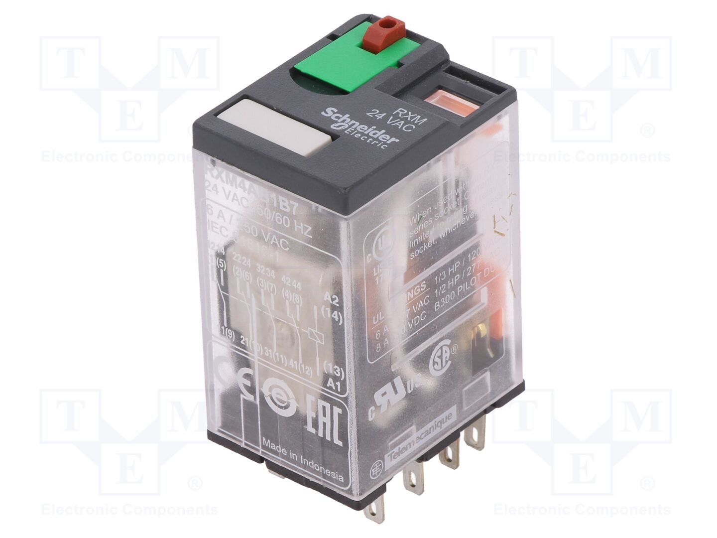 SCHNEIDER ELECTRIC RXM4AB1B7 Sähkömagneettinen rele 24VAC