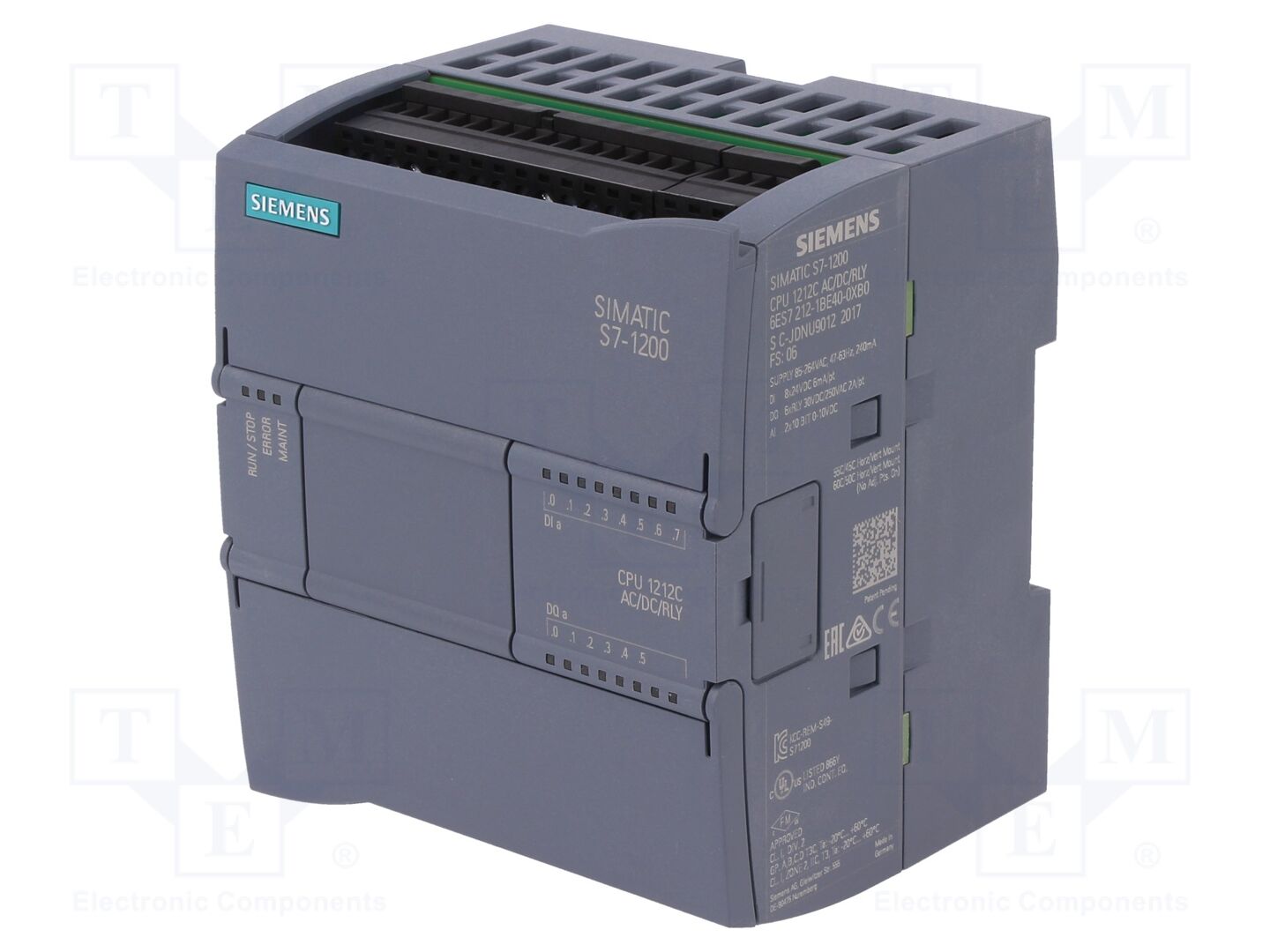 SIEMENS 6ES7212-1BE40-0XB0 PLC ohjelmoitava keskusyksikkö 8 IN / 6 OUT