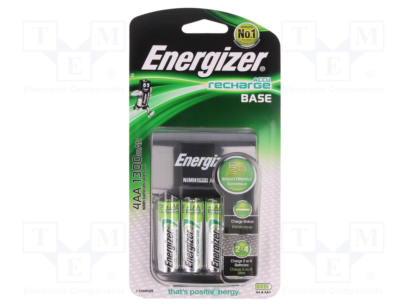 ENERGIZER EG-BASE Akkulaturi Ni-MH akuille