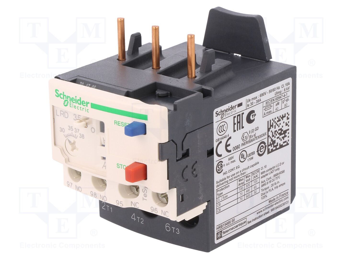 SCHNEIDER ELECTRIC LRD35 Lämpörele 30÷38A