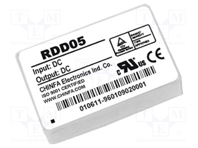 CHINFA ELECTRONICS RDD05-15S5U DC/DC-muunnin 6W