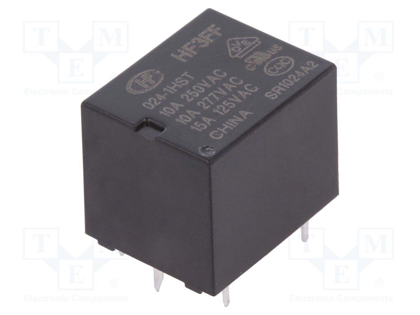HONGFA RELAY HF3FF/024-1HST Sähkömagneettinen rele 24VDC (50 kpl erä)