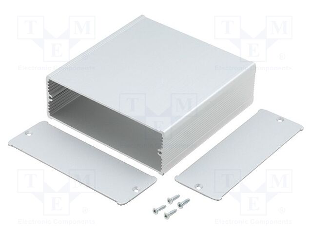 FISCHER ELEKTRONIK TUF-120-42-120-ME Kotelo paneelilla 120x120x42 mm