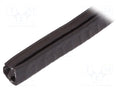 ELESA+GANTER GN 2180-EPDM-11,5-D-10 Reunasuojaprofiili EPDM 10m