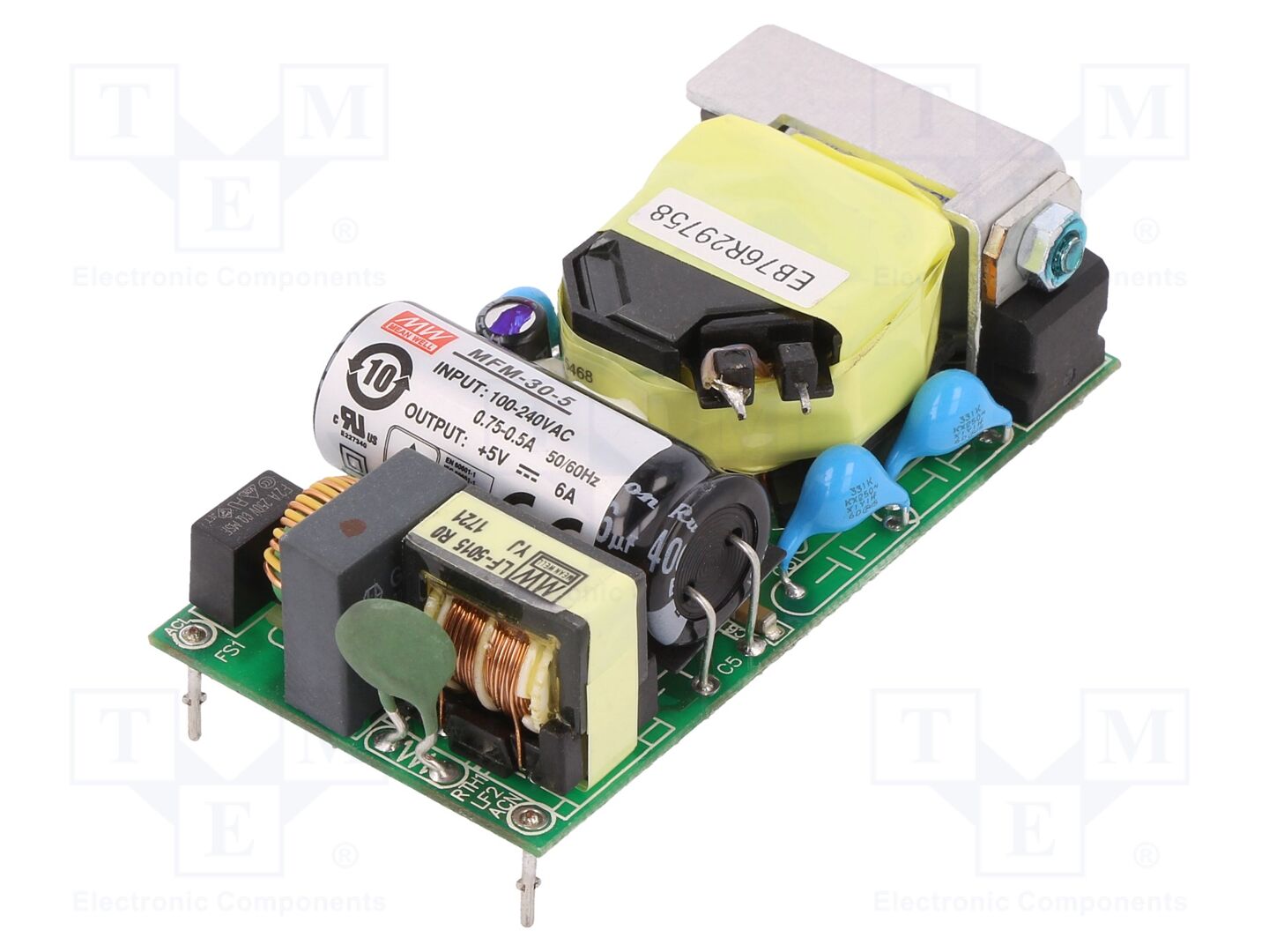 MEAN WELL MFM-30-5 AC/DC-muunnin 30W 5V