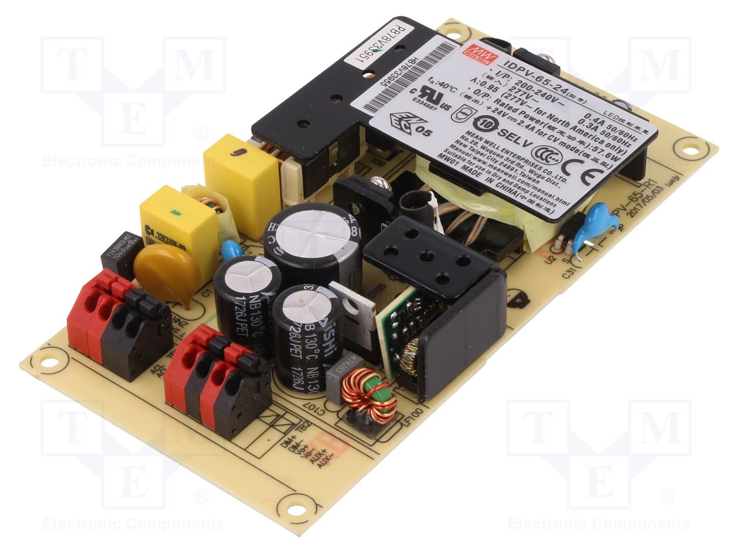 MEAN WELL IDPV-65-24 LED-virtalähde 58W 24VDC 2.4A