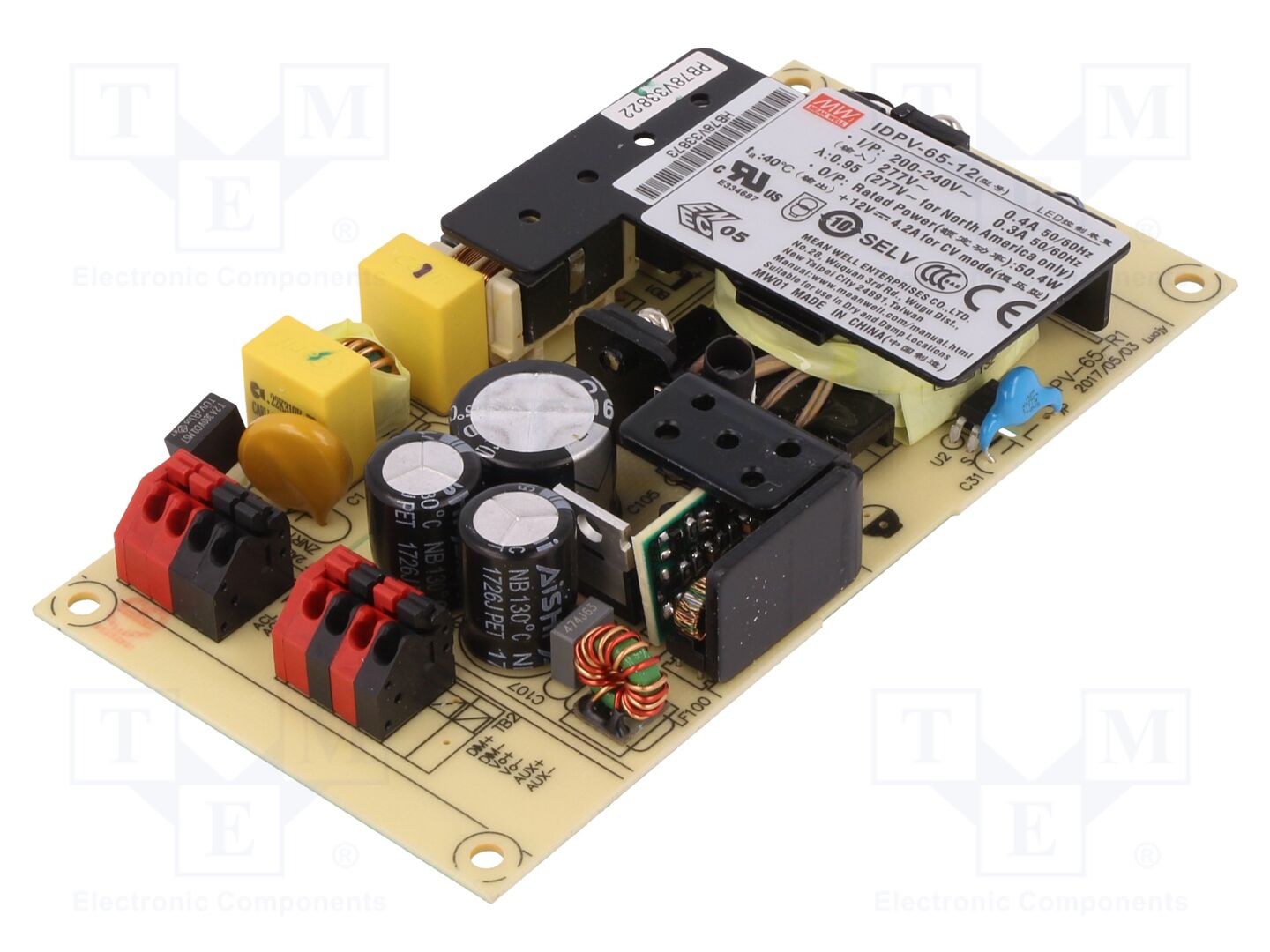 MEAN WELL IDPV-65-12 LED-virtalähde 50W 12VDC 4.2A
