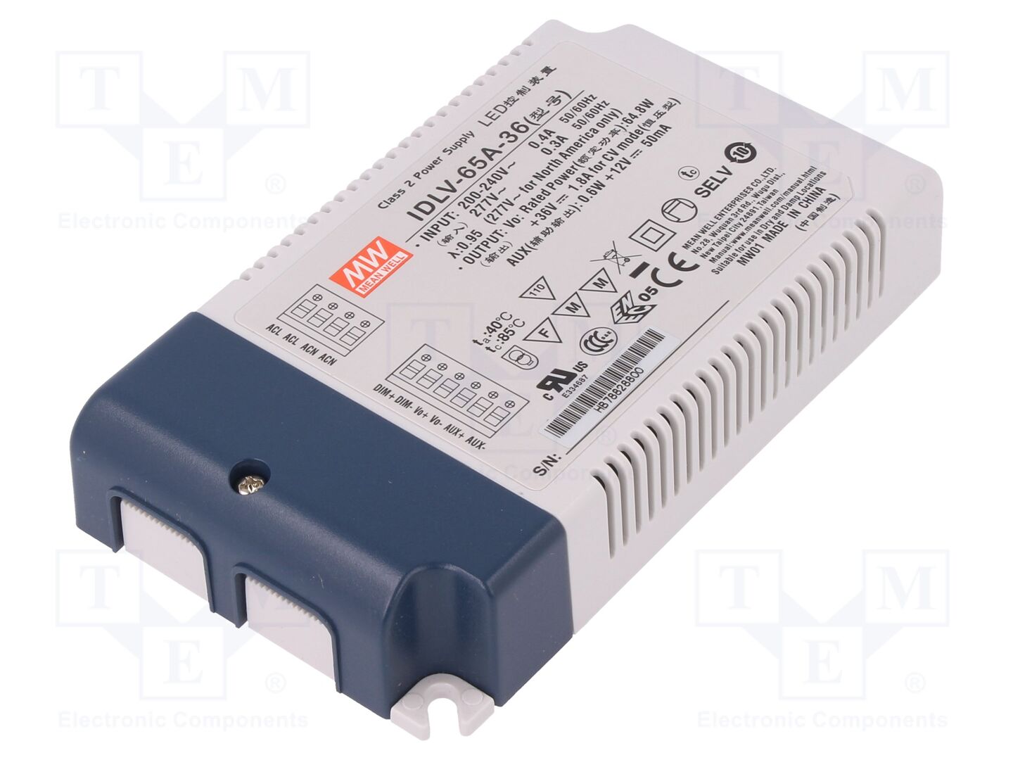 MEAN WELL IDLV-65A-36 LED-virtalähde 65W 36VDC 1.8A