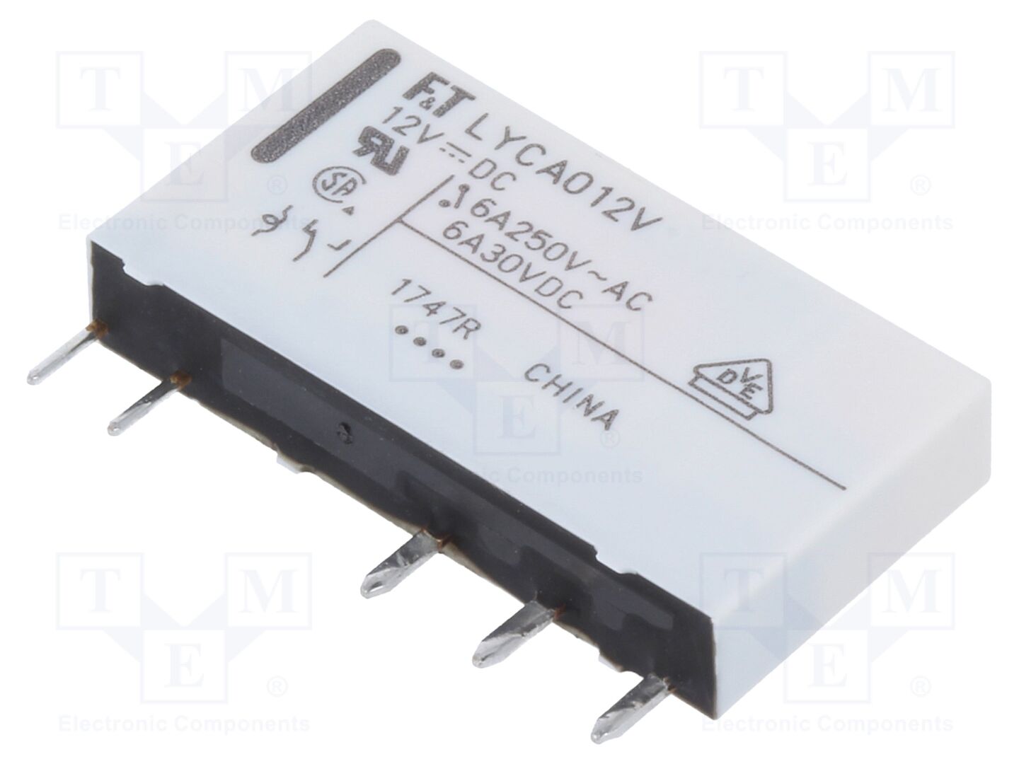 FCL Components FTR-LYCA012V Sähkömagneettinen rele 12VDC