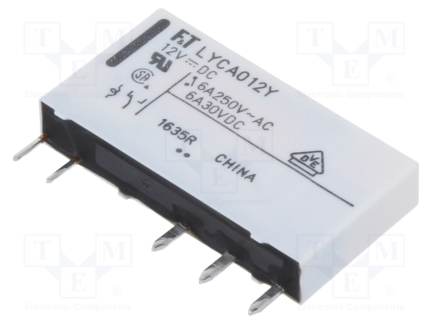 FCL Components FTR-LYCA012Y Sähkömagneettinen rele 12VDC