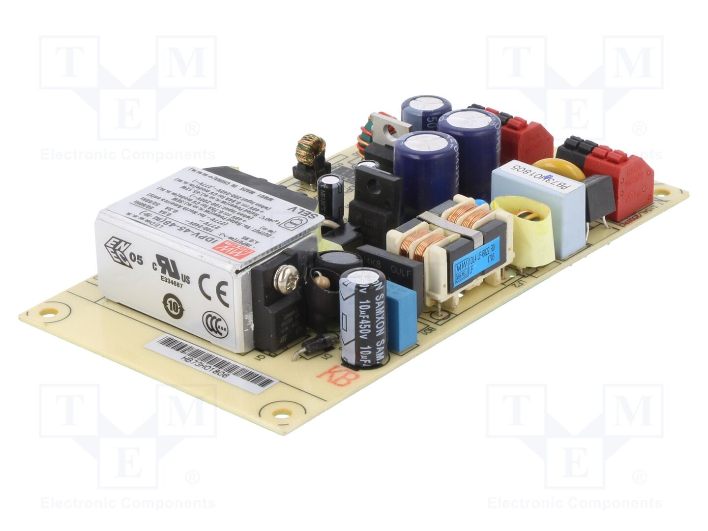 MEAN WELL IDPV-45-48 LED-verkkolaite 45W 48VDC