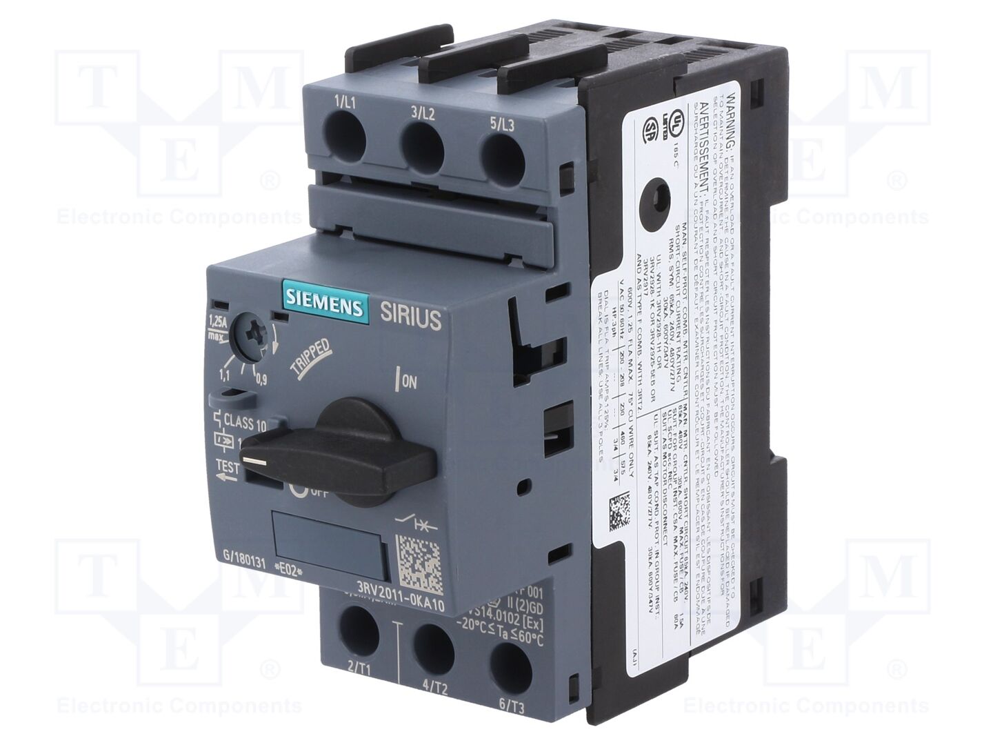 SIEMENS 3RV2011-0KA10 Moottorinsuojakatkaisija 0.37kW