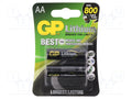 GP BAT-FR6-GP/BL2 Paristo Litium AA 1.5V