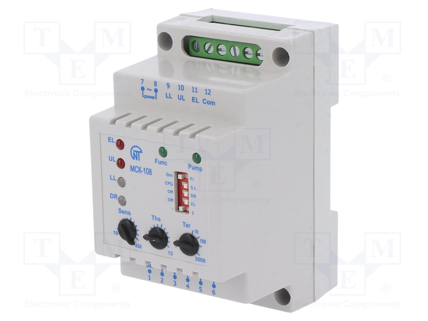 NOVATEK ELECTRO MCK-108 Tasomonitorointirele 230VAC