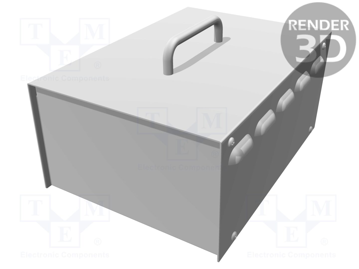 HAMMOND HM-518-0910 Kotelo asennuslevyllä 197x281x120mm