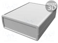 HAMMOND 1593BBTBU Kotelo paneelilla 77x95x30mm