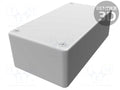 HAMMOND HM-1591CSGY Yleiskotelo 65x120x40mm