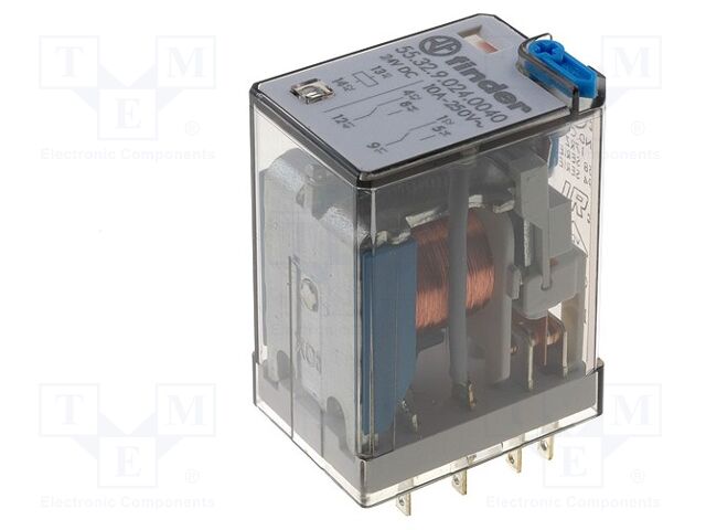 FINDER 55.32.9.220.004 Sähkömagneettinen rele 220VDC