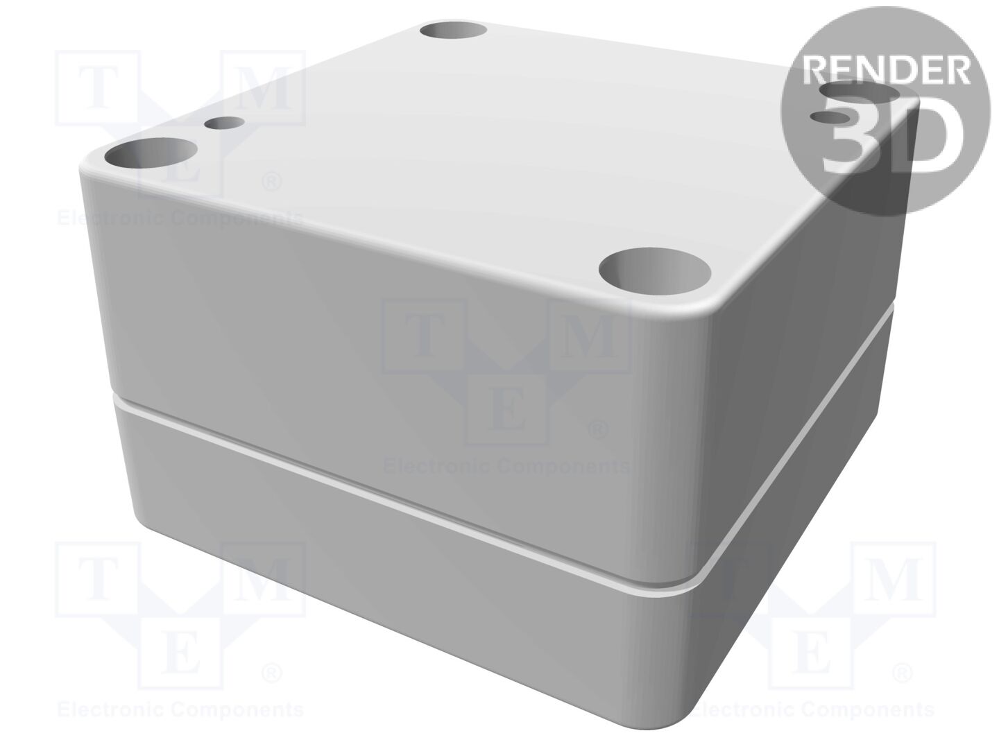 HAMMOND 1555B2GY Yleiskotelo 65x65x40mm