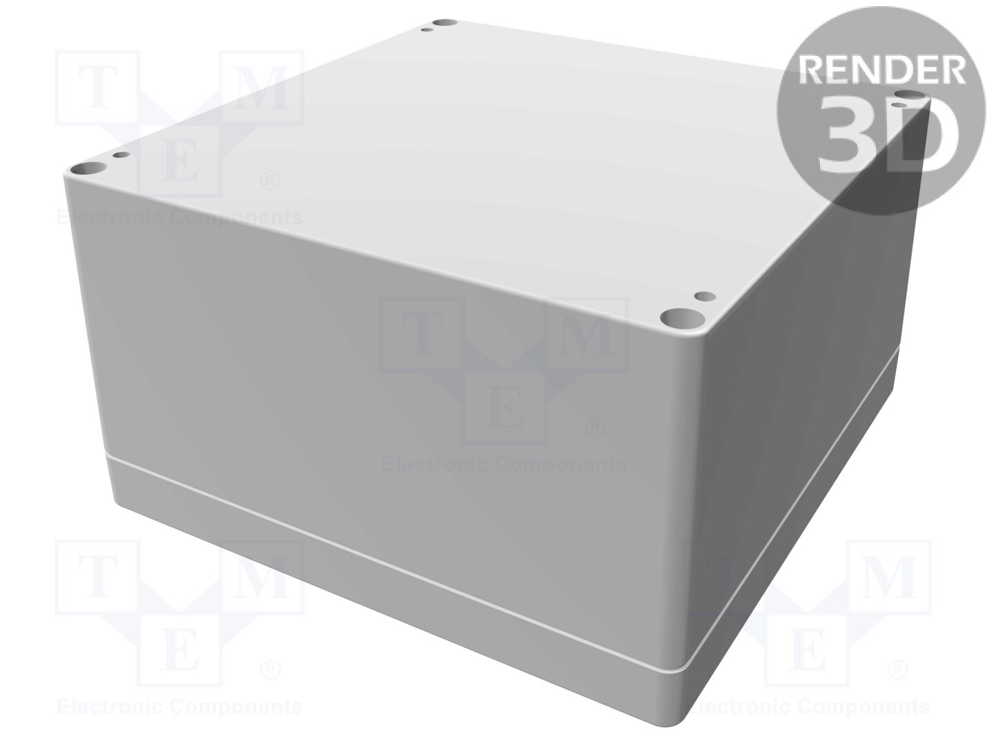 HAMMOND 1554S2GY Yleiskotelo 160x160x90mm