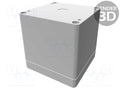 HAMMOND HM-1554EE2GY Yleiskotelo 90x90x90mm