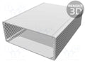 HAMMOND HM-1455Q1602 Kotelo paneelilla 125x160x51mm