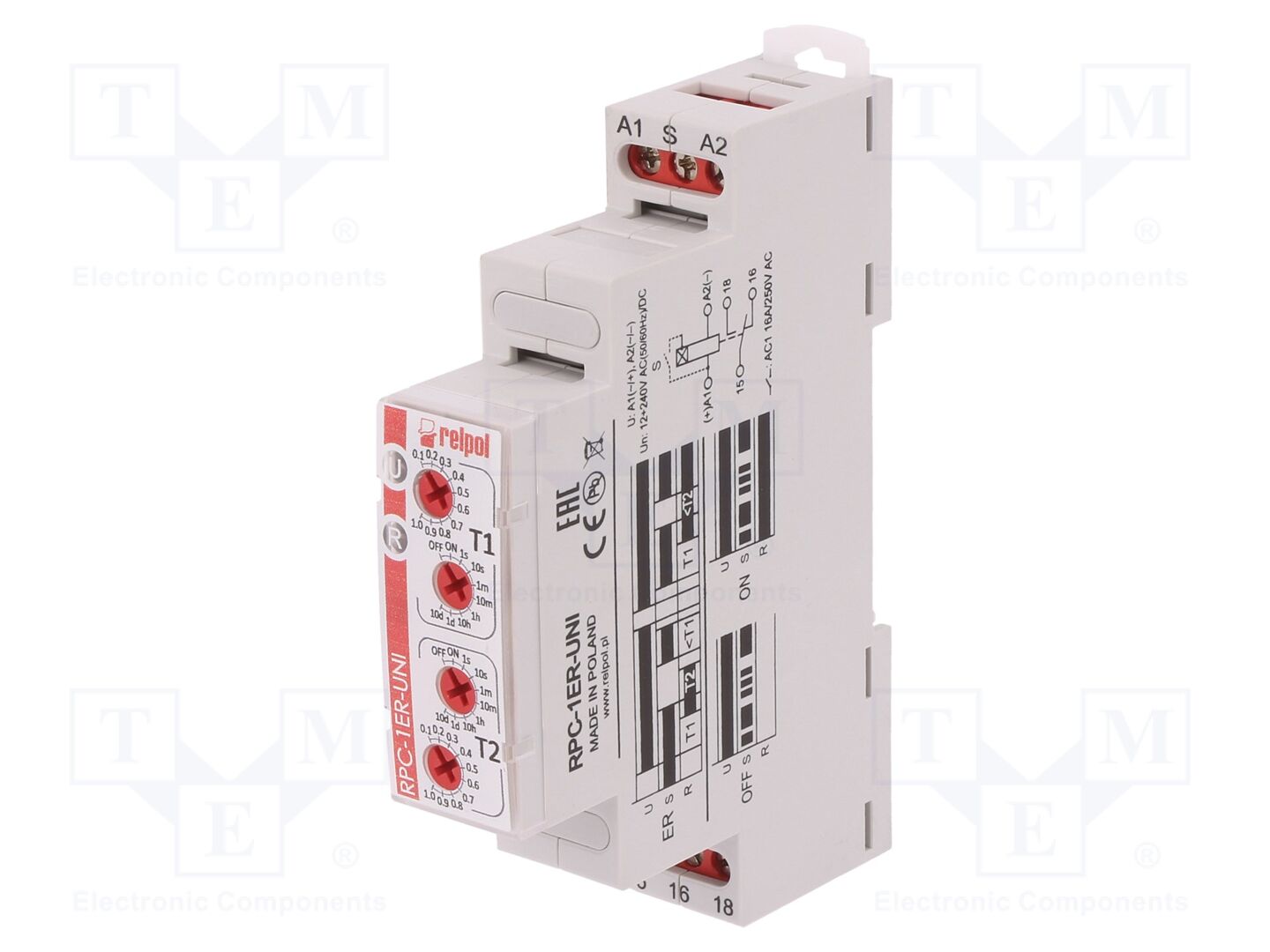 RELPOL RPC-1ER-UNI Ajastin 250VAC/16A