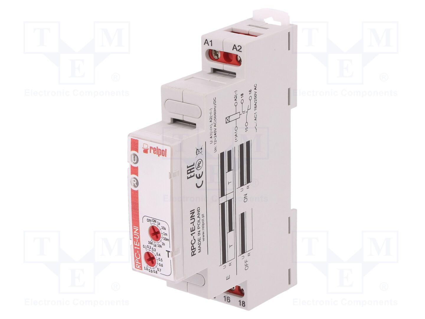 RELPOL RPC-1E-UNI Ajastin 1s÷10days