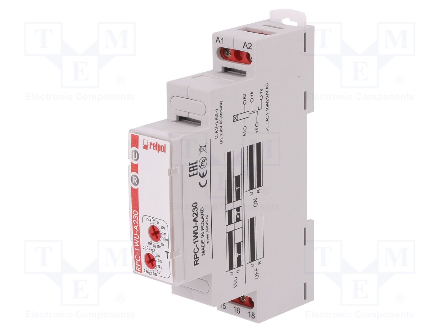 RELPOL RPC-1WU-A230 Aikarele 250VAC/16A