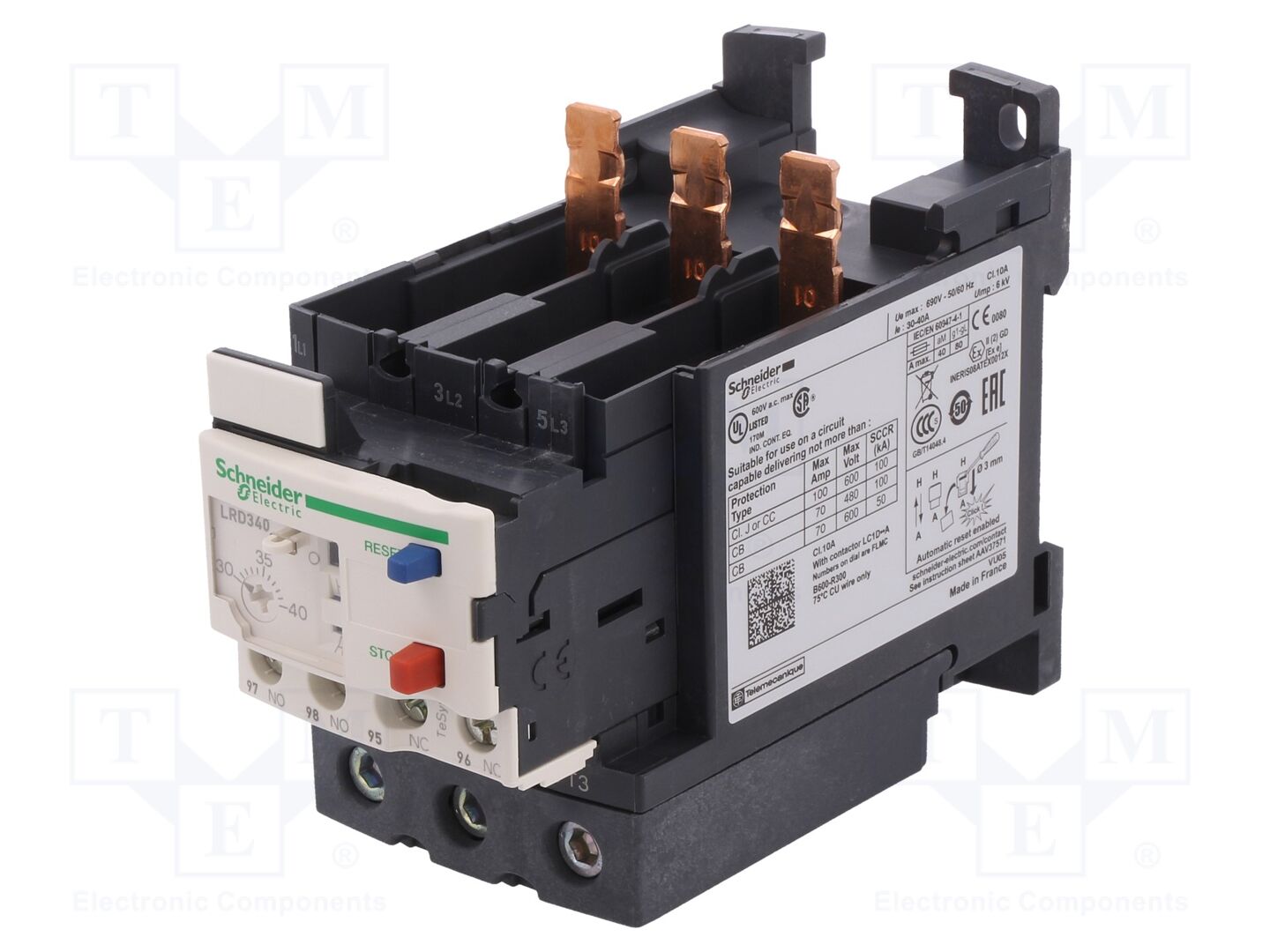 SCHNEIDER ELECTRIC LRD340 Lämpörele 30÷40A